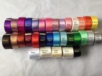 wedding photo - Sash ribbon sample - choose up to 5 colors