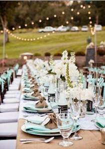 wedding photo - 51 Reasons To Crave A Mint Themed Wedding