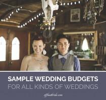 wedding photo - Sample wedding budgets for all kinds of offbeat weddings