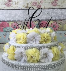 wedding photo - Custom Wedding Cake Topper - Cake Topper - Mr and Mrs - Cake Decor - Bride and Groom