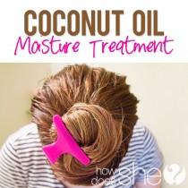 wedding photo - Coconut Oil Hair Treatment - Quick And Easy Tips