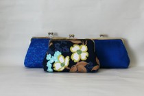 wedding photo - Wedding Clutches - Bridesmaids Clutches - Wedding Gifts - Bridesmaid Gifts - Blue Wedding Clutches - Bridal Clutches Sets of 3 or 6