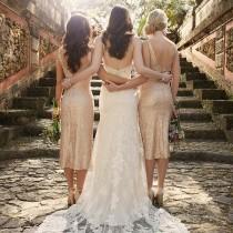 wedding photo - Runway To Wedding-Day: Sequin Bridesmaid Dresses