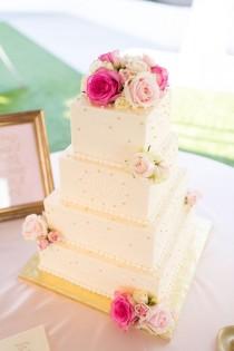 wedding photo - Pink And Gold Cavalier Golf And Yacht Wedding
