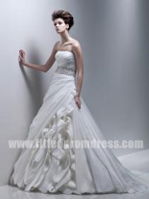 wedding photo -  Enzoani Fabi Strapless A Line Wedding Gowns