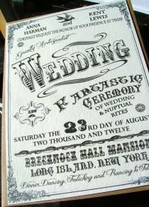 wedding photo - Wedding Invitations: Carnival Wedding, Circus Wedding