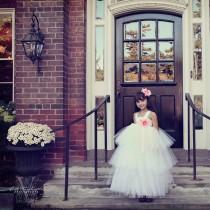 wedding photo - Tutu Dress..Birthday Tutu Dress.. Flower girl dress...