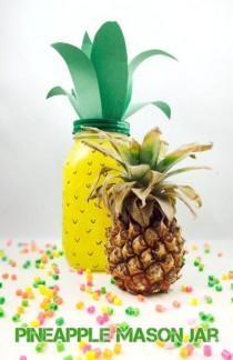 wedding photo - Pineapple Mason Jar