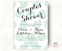 wedding photo - Printable Couples Shower Invitation, Couples Wedding Shower Invitation, His and Hers Shower Invitation, Couples Wedding Shower Invite