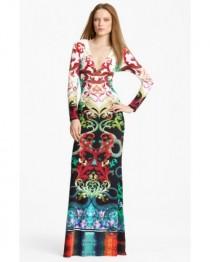 wedding photo -  EMILIO PUCCI Multicolor Printed Stretch Jersey Gown