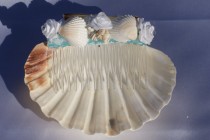 wedding photo - Beach/ Wedding Seashell Hair Accessory