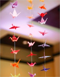 wedding photo - One Thousand Origami Cranes 