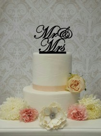 wedding photo -  Mr and Mrs Cake Topper Wedding Cake Topper Mr and Mrs Mr and Mr Mrs and Mrs