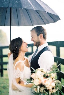 wedding photo - Planning Tips For Rain On Your Wedding Day