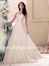 wedding photo -  David Tutera for Mon Cheri Style Apple 115233 Asymmetrical Wedding Dresses