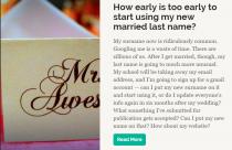 wedding photo - How to change your name after the wedding