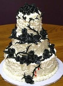 wedding photo - Gothic Wedding Cakes