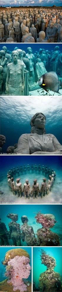 wedding photo - Jason Decaires Taylor - Insanely Beautiful, Kinda Spooky, And Environmentally Friendly All In One Shot.