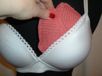 wedding photo - Hand Knit Prosthetic Breast