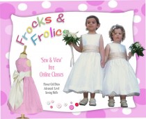 wedding photo - Sewing Pattern - Flower Girl Dress (Age 2-10) PDF Pattern, E-Book & Step by Step Video Instructions