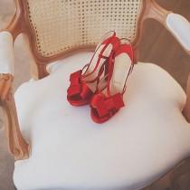 wedding photo - Wedding Shoes With Bows