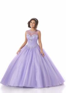 wedding photo -  Buy Australia 2015 Lilac Ball Gown Scoop Neckline Beaded Tulle Skirt Floor Length Quinceanera Dress/ Prom Dresses 5543 at AU$298.47 - Dress4Australia.com.au