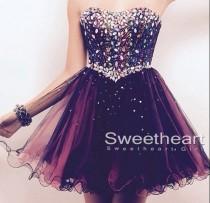 wedding photo -  Sweetheart A-line Tulle Short Prom Dress,Homecoming Dresses from Sweetheart Girl