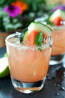 wedding photo - The Firecracker - Watermelon, Lime And Cucumber Cocktail