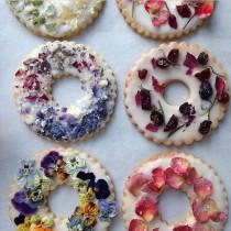 wedding photo - Lavender Shortbread With Fruits, Flowers, And Herbs