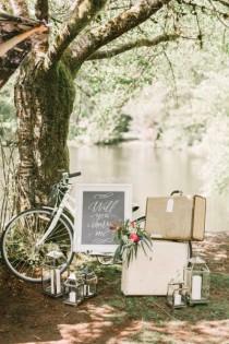 wedding photo - Summertime Surprise Picnic Proposal Inspiration