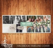 wedding photo - Wedding Facebook timeline cover template photo collage - Photoshop Template Instant Download - BUY 1 GET 1 FREE: fc358