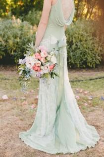 wedding photo - Succulents Bride Bouquet