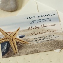 wedding photo - Starfish Wedding Save The Date, Beach Save The Date, Beach Wedding, DEPOSIT
