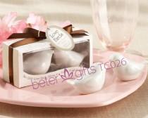 wedding photo - Free Shipping Lovebirds in the Window Salt & Pepper Shakers Wedding Souvenirs TC026