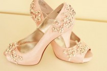 wedding photo - Bridal Shoes, Wedding Shoes, Rhinestone Crystal Shoes, Bridal Heels, Wedding Heels, Beaded Shoes, Blush Shoes, Tiffany Blue