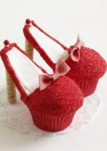 wedding photo - High Heel Cupcakes !