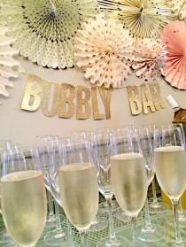 wedding photo - Bubbly Bar, Blush, Pink & Gold Bridal/Wedding Shower Party Ideas