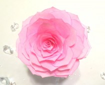 wedding photo -  Lotus flowers hand made from filter paper in colors of your choice, Wedding cake flowers, Wedding floral decor, Quinceanera floral decor