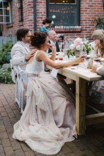 wedding photo - Kelsey And Ryer's Backyard Farm-to-Table Michigan Wedding