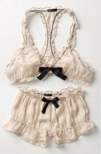 wedding photo - POPULAR ON PINTEREST: Vintage-inspired Lingerie With Frills And Bows