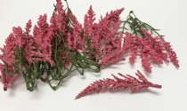 wedding photo - One Lot Pink HEATHER Stems - Foam Berry Stems - As IS - NO Returns