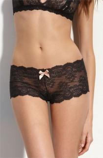 wedding photo - Hanky Panky Open Gusset Galloon Lace Briefs 