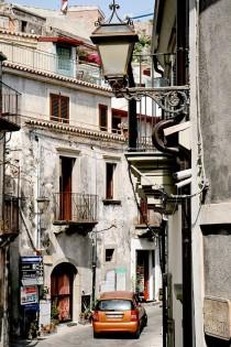 wedding photo - Sicily Photography - Italy Photography - Mediterranean Decor - Sicilian Print - Italian Streets Windows Orange Car Rustic Travel Art