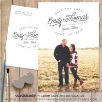 wedding photo - Save The Date Card, Save-The-Date Magnet, Save The Date Postcard - Austin