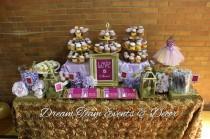 wedding photo - Elegant  Lavender  & Gold Bridal/Wedding Shower Party Ideas 