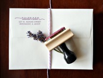 wedding photo - Personalized Address Stamp