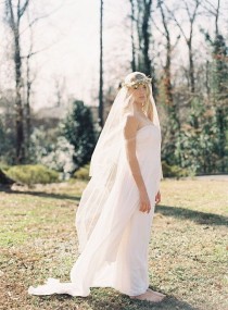 wedding photo - Heavenly Drop Veil In A Soft Delicate Tulle