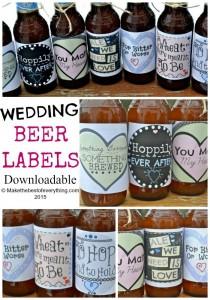 wedding photo - Wedding Beer Labels