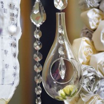 wedding photo - Blown Glass Tear-Drop Vases – Large