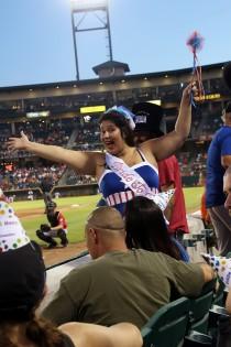 wedding photo - How to throw a joint bachelor/bachelorette party at a baseball game